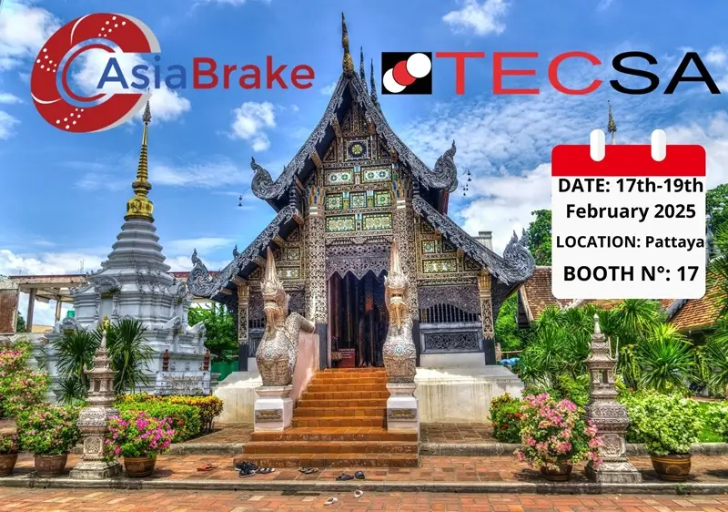 TecSA Silver Sponsor at AsiaBrake 2025